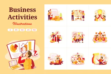 Business Activities Illustration Pack