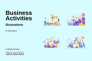 Business Activities Illustration Pack