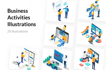 Business Activities Illustration Pack