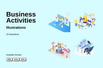 Business Activities Illustration Pack