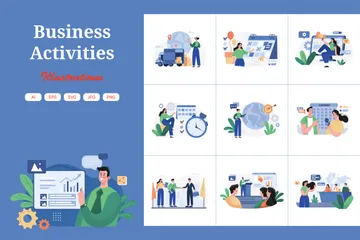 Business Activities Illustration Pack