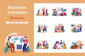 Business Activities Illustration Pack