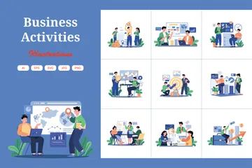 Business Activities Illustration Pack