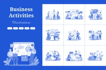 Business Activities Illustration Pack