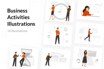 Business Activities Illustration Pack