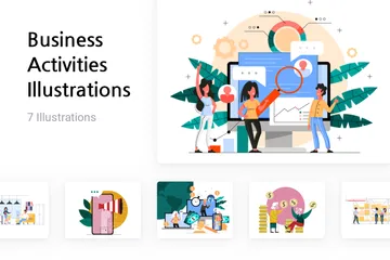 Business Activities Illustration Pack