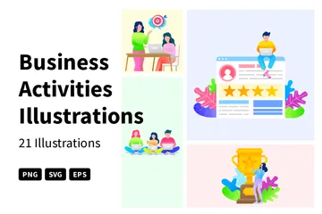 Business Activities Illustration Pack