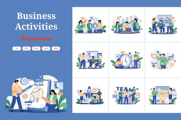 Business Activities Illustration Pack