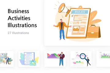 Business Activities Illustration Pack