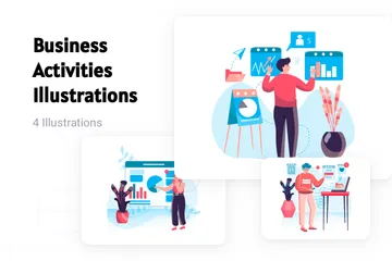 Business Activities Illustration Pack