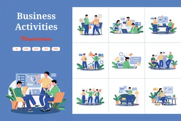 Business Activities Illustration Pack