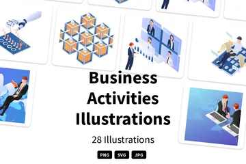 Business Activities Illustration Pack