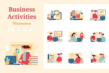 Business Activities Illustration Pack