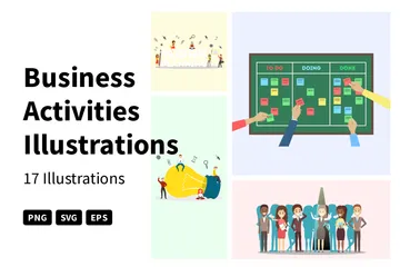 Business Activities Illustration Pack