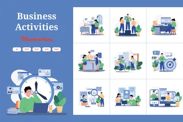 Business Activities Illustration Pack