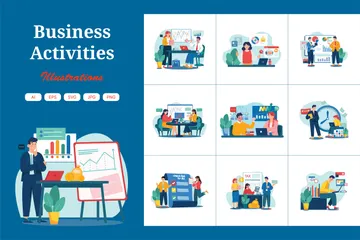 Business Activities Illustration Pack