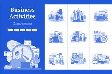 Business Activities Illustration Pack