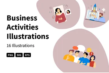 Business Activities Illustration Pack