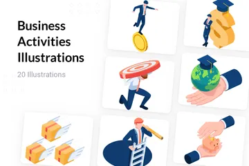 Business Activities Illustration Pack