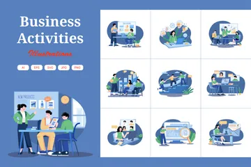 Business Activities Illustration Pack