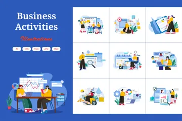 Business Activities Illustration Pack