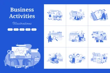 Business Activities Illustration Pack