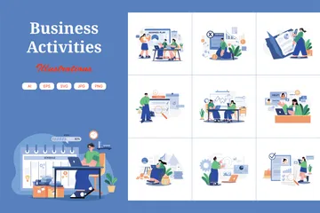 Business Activities Illustration Pack