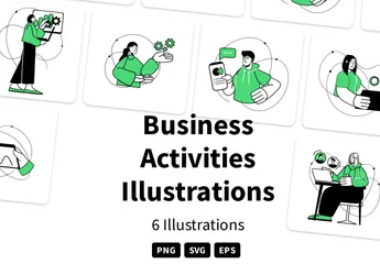 Business Activities Illustration Pack