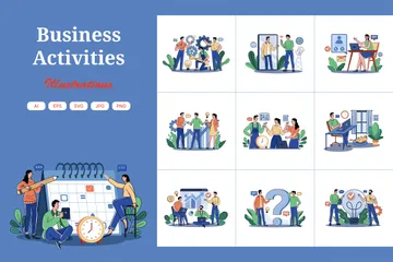 Business Activities Illustration Pack