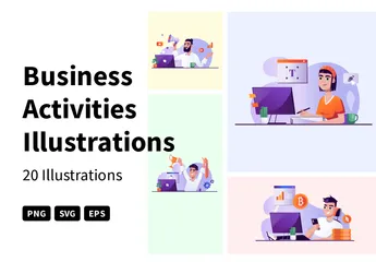 Business Activities Illustration Pack