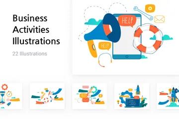 Business Activities Illustration Pack