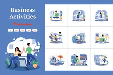 Business Activities Illustration Pack