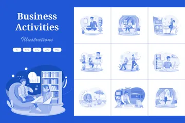 Business Activities Illustration Pack