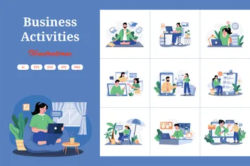 Business Activities Illustration Pack