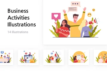 Business Activities Illustration Pack