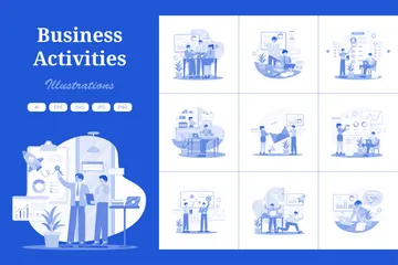 Business Activities Illustration Pack