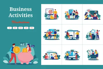 Business Activities Illustration Pack