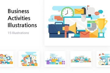 Business Activities Illustration Pack