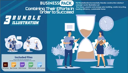 Business Activities Illustration Pack