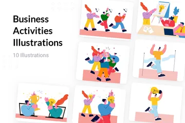 Business Activities Illustration Pack