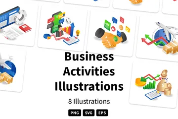 Business Activities Illustration Pack