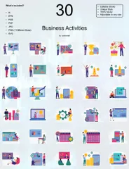 Business Activities Illustration Pack