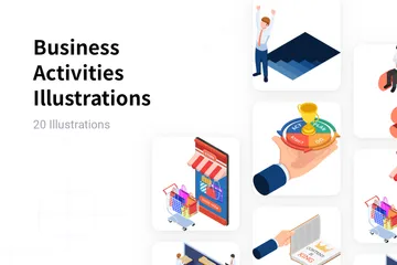 Business Activities Illustration Pack