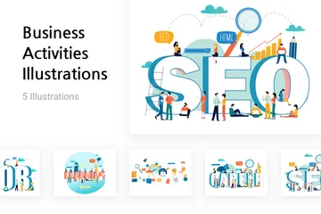 Business Activities Illustration Pack