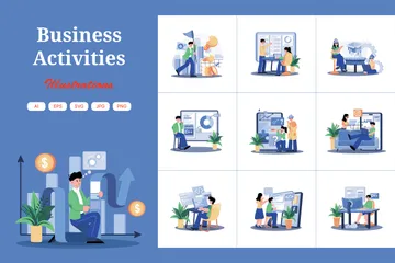 Business Activities Illustration Pack