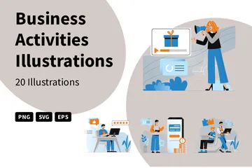 Business Activities Illustration Pack