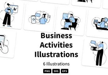 Business Activities Illustration Pack