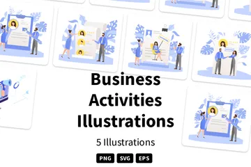 Business Activities Illustration Pack