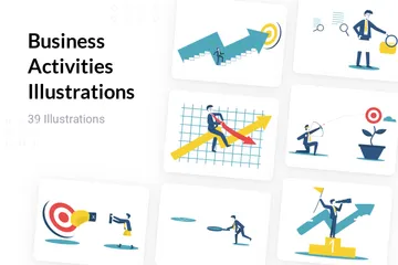 Business Activities Illustration Pack