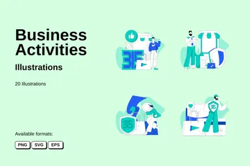 Business Activities Illustration Pack